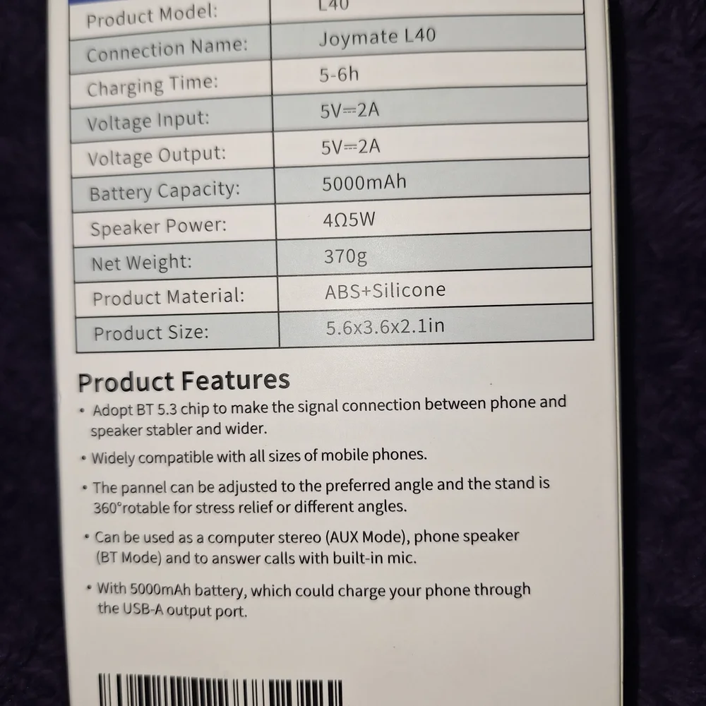 Black Phone Holder with Clip